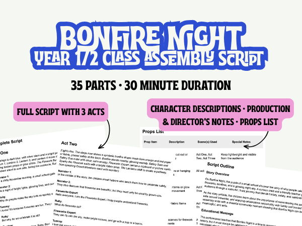 KS1 Bonfire Night Assembly Script
