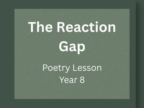 Red Lights — Reading & Writing Lesson | Sequence & Structure | Year 8 (KS3)