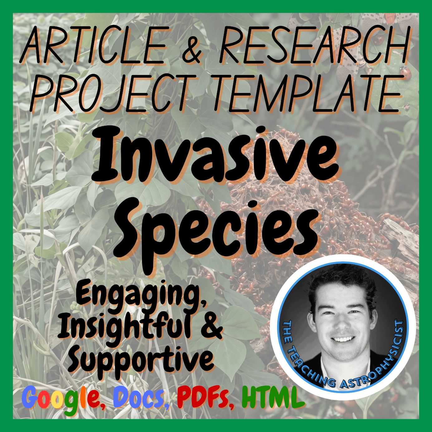 Invasive Species | Biology Articles + Research Project Template Set