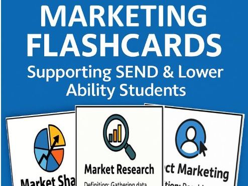 SEND Materials - Marketing Key Term Flashcards