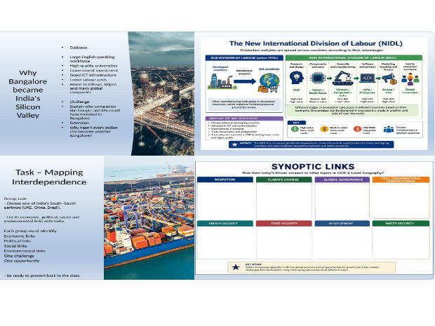 OCR A Level Geography Trade in the contemporary world: South-South Trade