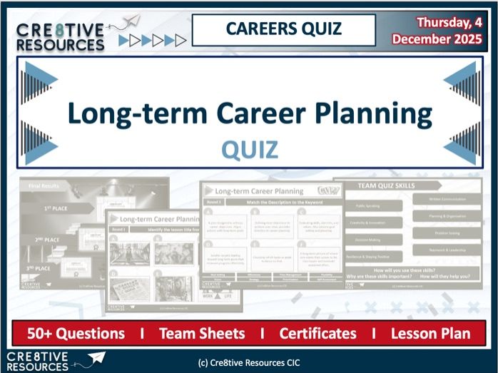 Long-term Career Planning End of Term / Unit Quiz
