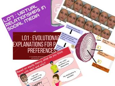 AQA RELATIONSHIPS COMPLETE LESSONS AND WORKBOOKS