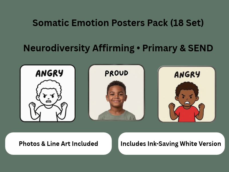 Body Feelings Posters (18 in pack)