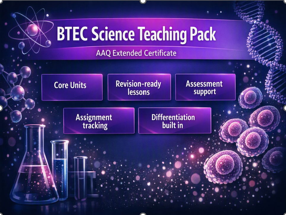 BTEC APPLIED SCIENCE - NEW SPECIFICATION