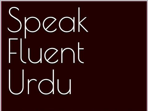 Common Urdu Phrases