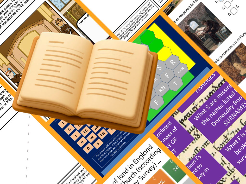 KS3/ Common Entrance Medieval Realms/GCSE - Domesday Survey: Extension Activities Bundle