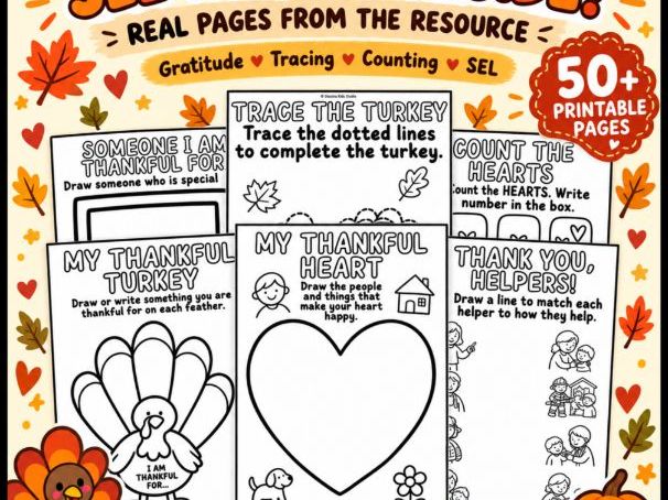 Preschool Thanksgiving Activities