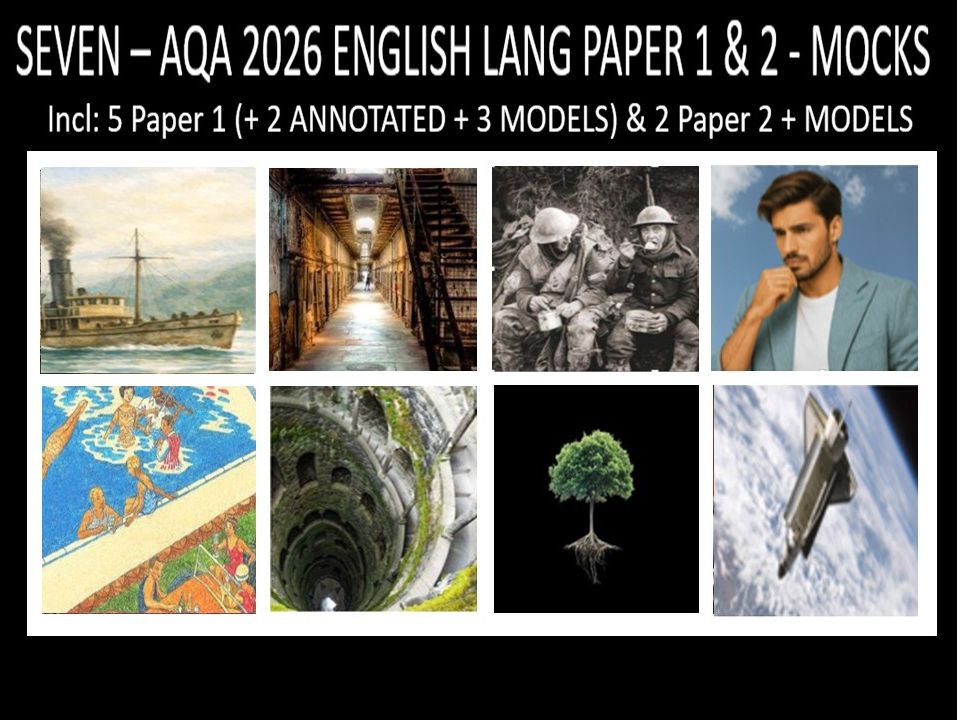 SEVEN - AQA PAPER 1 & 2 | 2026 FULL MOCKS | ANNOTATED | MODELS