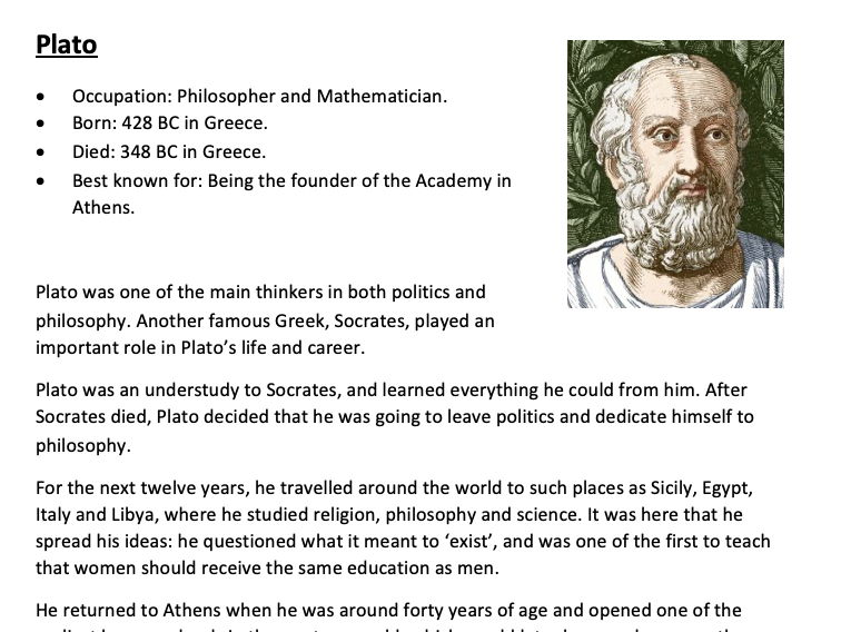 KS2 History - Ancient Greece - Famous Greeks top trumps