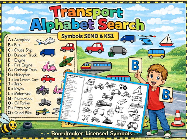 Transport Alphabet Search with Symbols