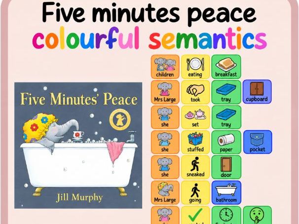 Five minutes peace colourful semantics