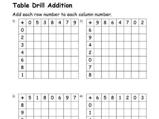 Addition Practice Activities and Worksheets