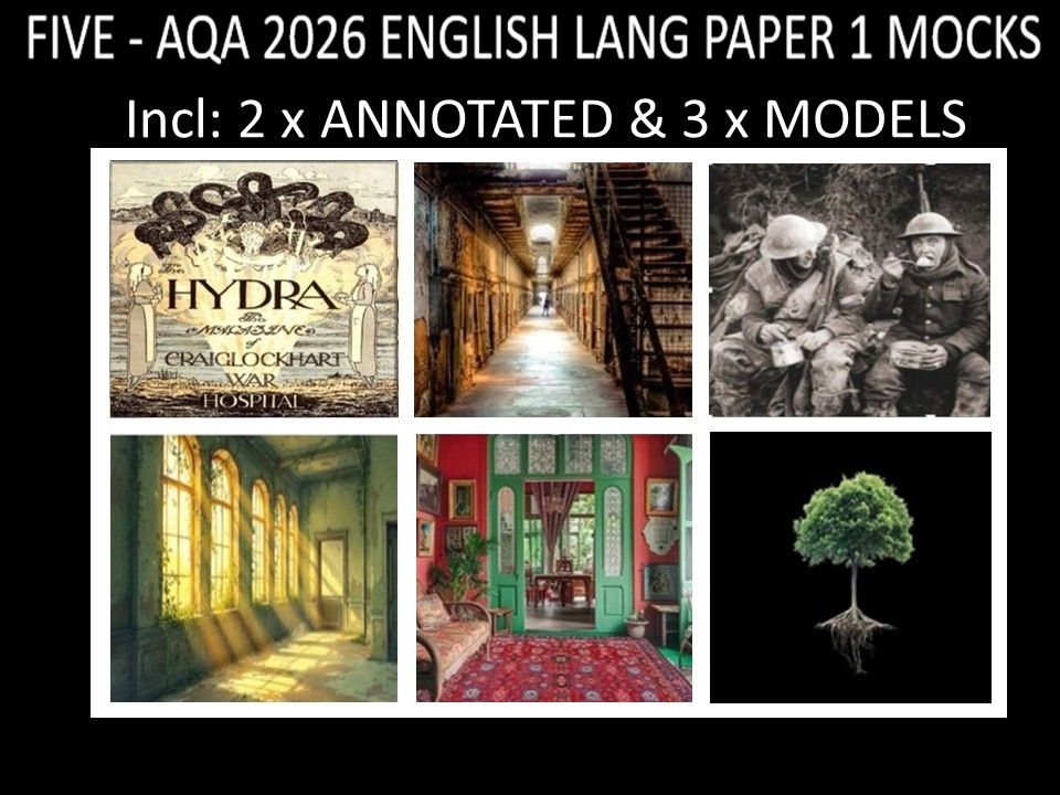 FIVE - AQA PAPER 1 | 2026 FULL MOCKS | ANNOTATED | MODELS