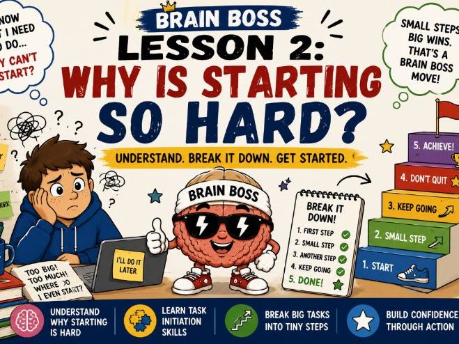 Brain Boss Lesson 2 – Why Is Starting So Hard? PHSE SEMH