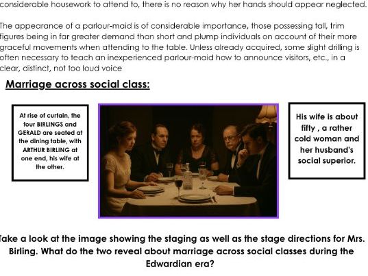 An Inspector Calls Booklet