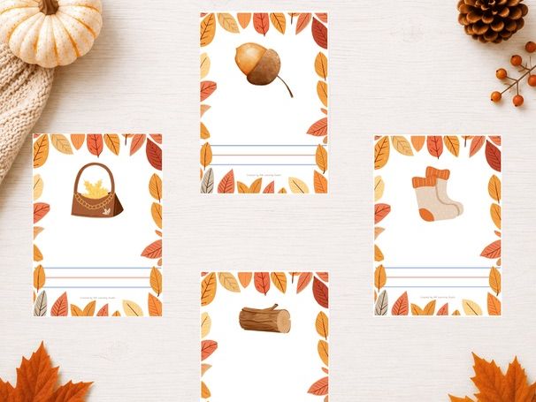 Autumn Nouns Practise