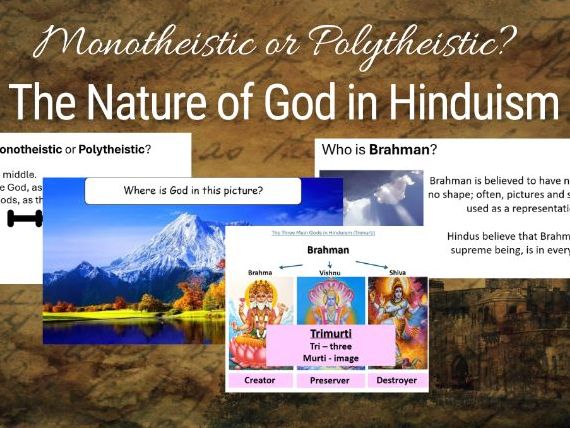 KS3 RE – The Nature of God in Hinduism (Brahman, Trimurti & Beliefs Lesson)