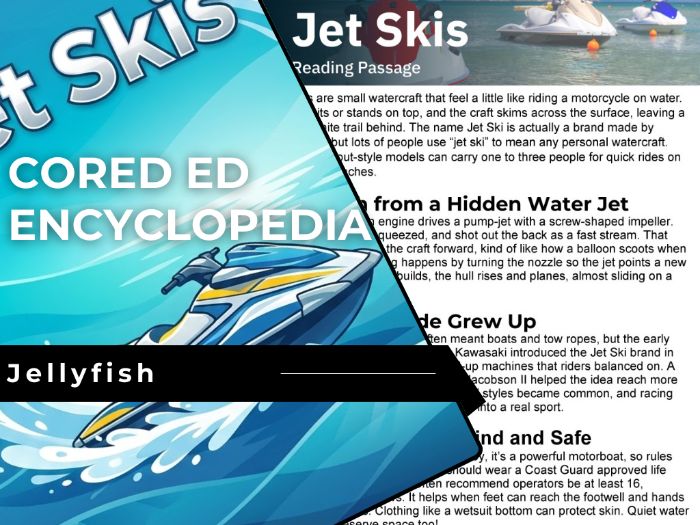 Jet Skis Reading Comprehension Passage - Cored Ed Encyclopedia