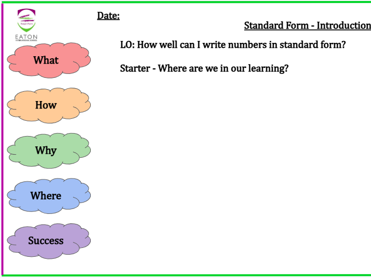 Writing Numbers in Standard Form