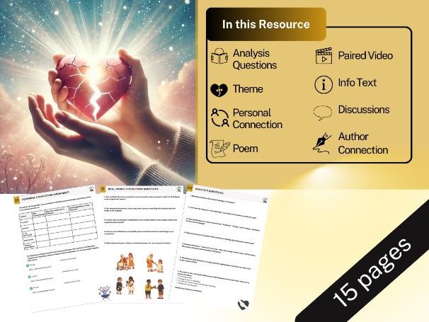 If I Can Stop One Heart From Breaking Emily Dickinson Poetry Lesson Plan No Prep