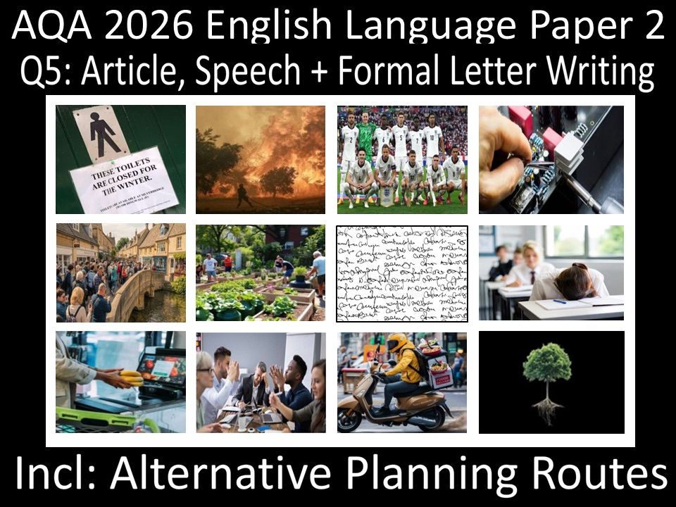 Eleven Question 5: AQA 2026 English Language Paper 2 | Speech, Article + Formal Letter