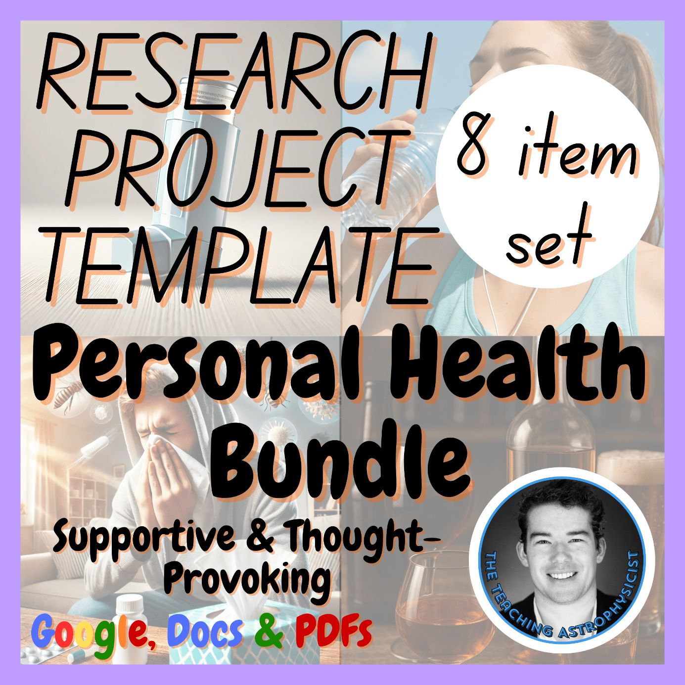Personal Health | 8 Science Research Project Templates | Physical Education