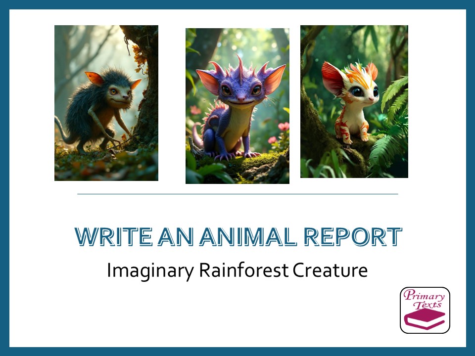 Yr 5/6 Writing Intervention Lesson Pack: Animal Reports