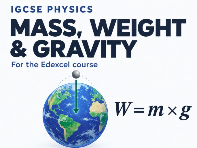 Mass, Weight and Gravity | Edexcel IGCSE Physics PowerPoint & Exam-Style Questions