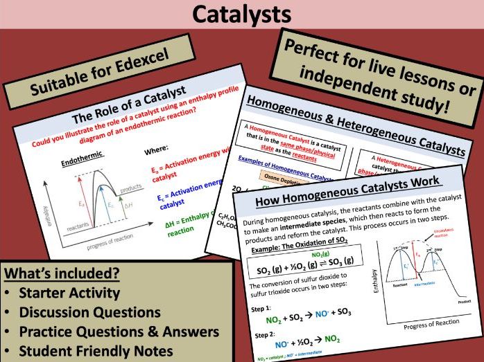 Catalysts (Edexcel)