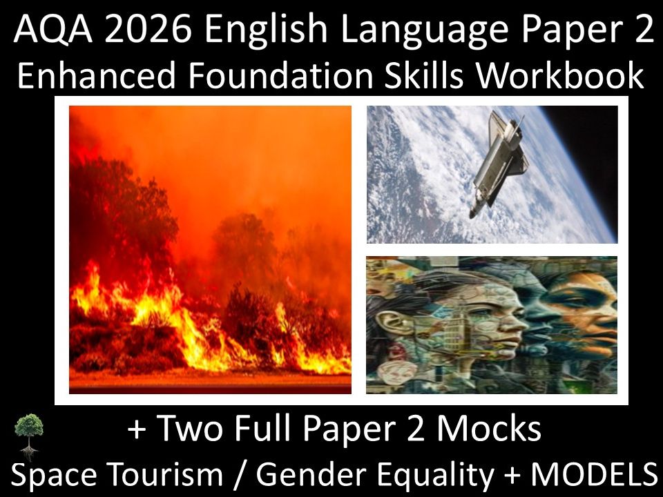 AQA 2026 English Language Paper 2 : Enhanced  Foundation Skills Workbook + MODELS