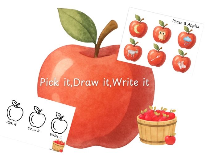 Snow White Pick it, Draw it, Write it