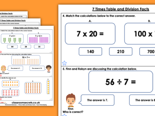 Division homework year 4 image