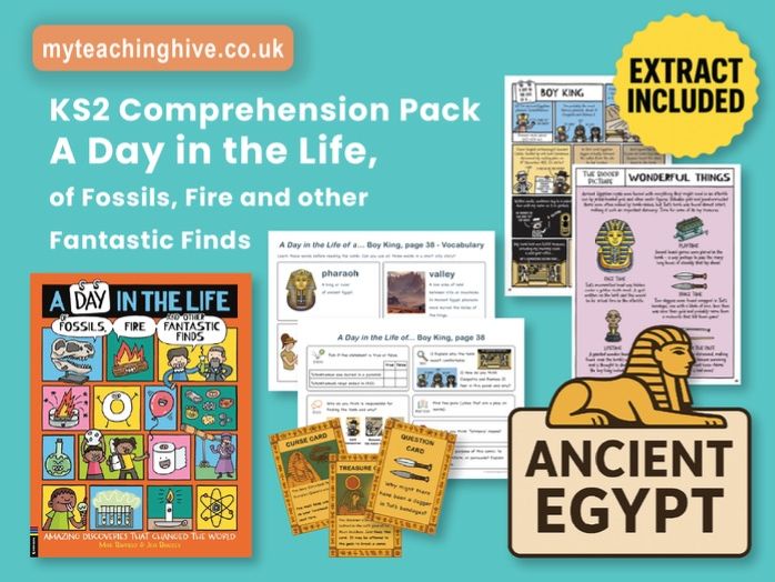 KS2 A Day in the Life of a Boy King - Ancient Egypt - Tutankhamun - age 7+