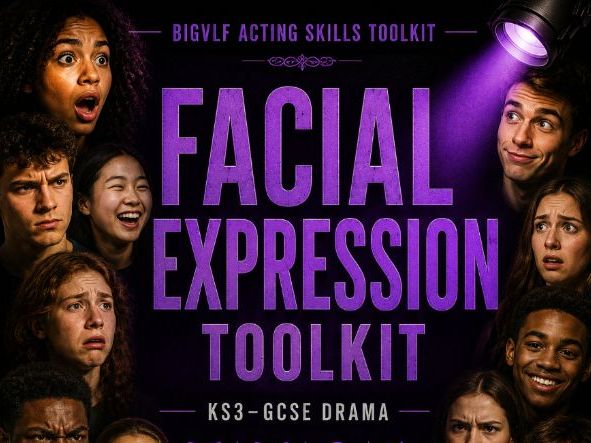 BIGVLF Acting Skills Toolkit – Facial Expression | KS3–GCSE Drama