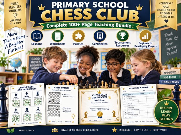 Primary School Chess Club - Complete Course