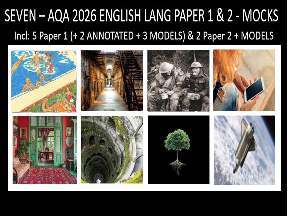SEVEN - AQA PAPER 1 & 2 | 2026 FULL MOCKS | ANNOTATED | MODELS