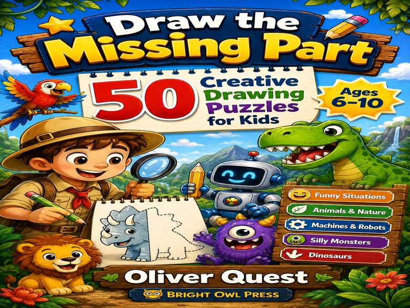 Draw the Missing Part   for Kids Mega Bundle