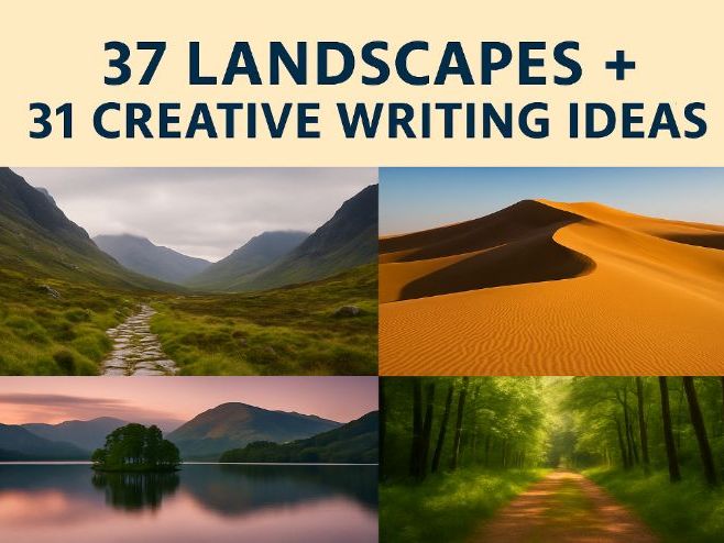 37 Landscapes + 31 Creative Writing Ideas