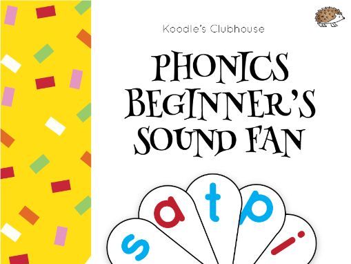 Phonics beginner’s sound fan