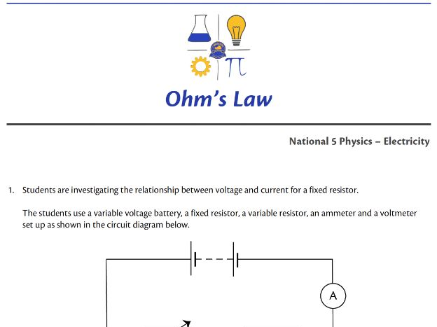 Ohm's Law Questions