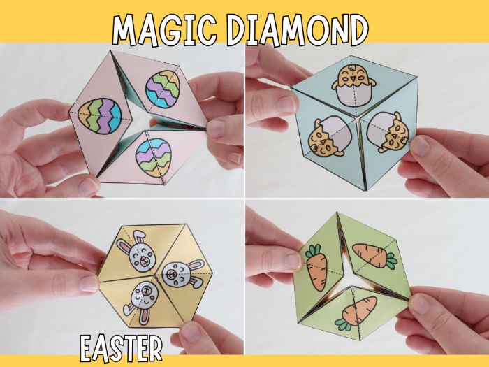 Magic Easter Diamond – Printable Craft for Kids
