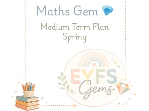 Nursery Spring Medium Term Planning Map - Maths