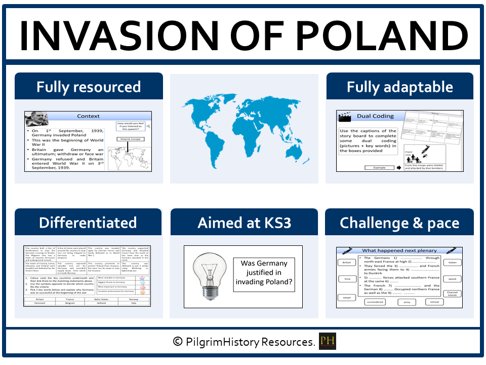 KS3 History: Invasion of Poland | How Did World War 2 Begin?