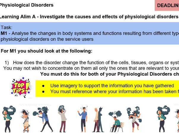 BTEC Health and Social Care - Unit 14 Physiological Disorders
