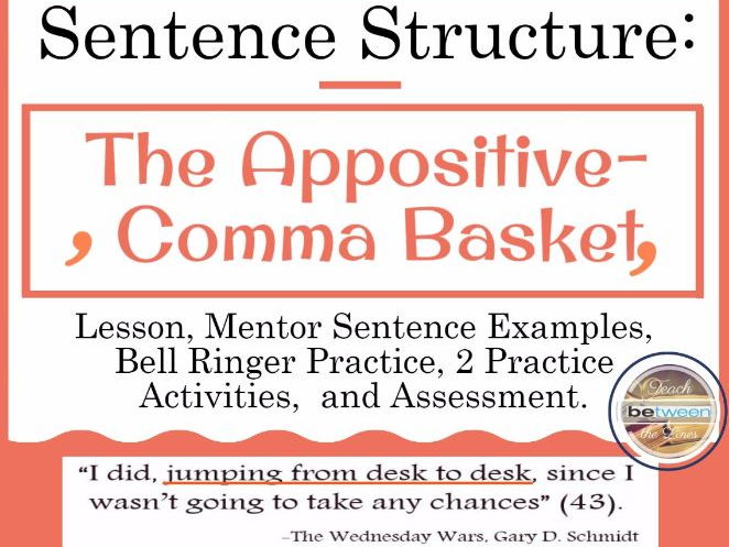 Sentence Structure with the Appositive (the comma basket)