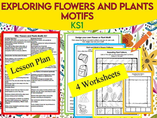 Exploring Flowers and Plants Motifs KS1