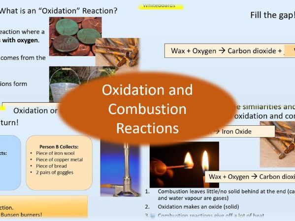 Oxidation and Combustion Reactions