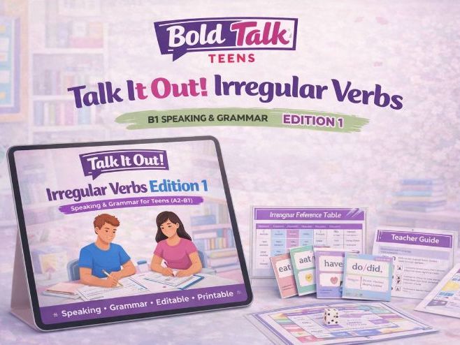 Irregular Verbs 1: Talk It Out! A2-B1