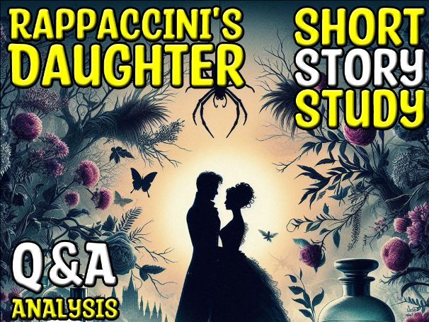 Rappaccini's Daughter Q&A Analysis of Nathaniel Hawthorne Sub Plan
